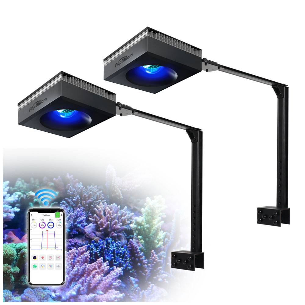 Marine X Aquarium - PopBloom 2PCS RL90 LED Saltwater Aquarium