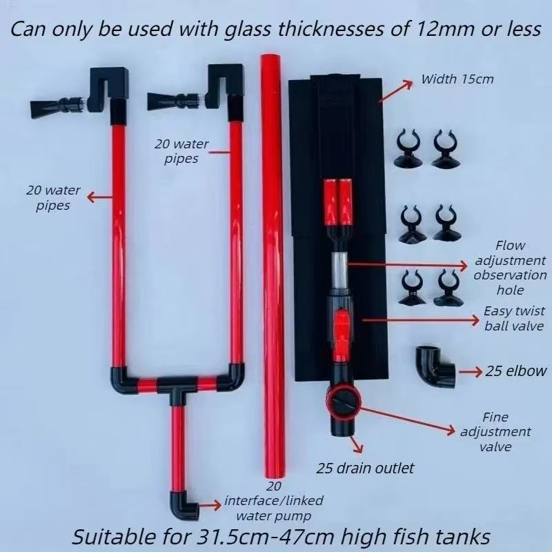 Siphon Aquarium Filter Double  - огляд і ціна Marine Aquarium Overflow