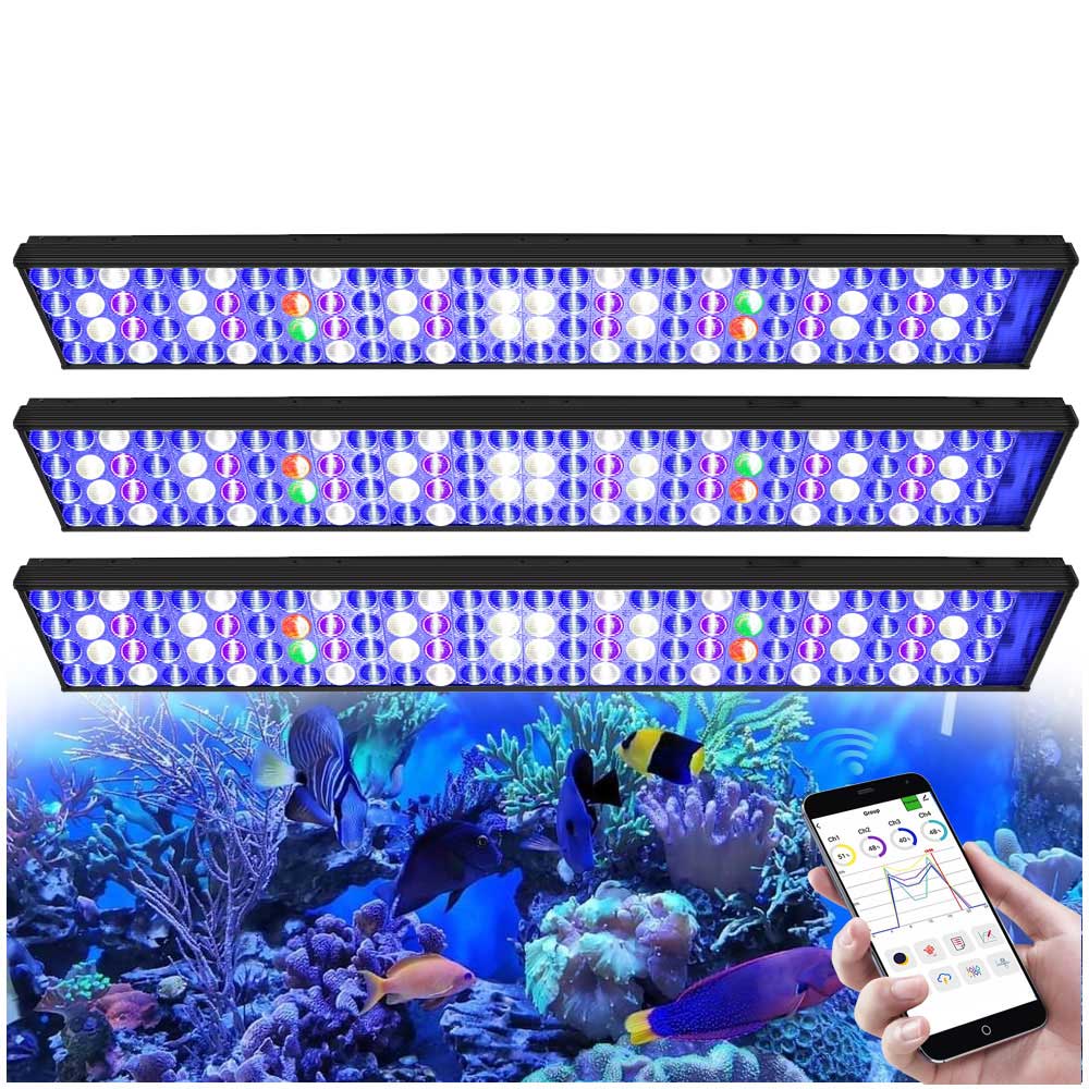 3 X PopBloom H75 WiFi LED Aqua - огляд і ціна Marine X Aquarium