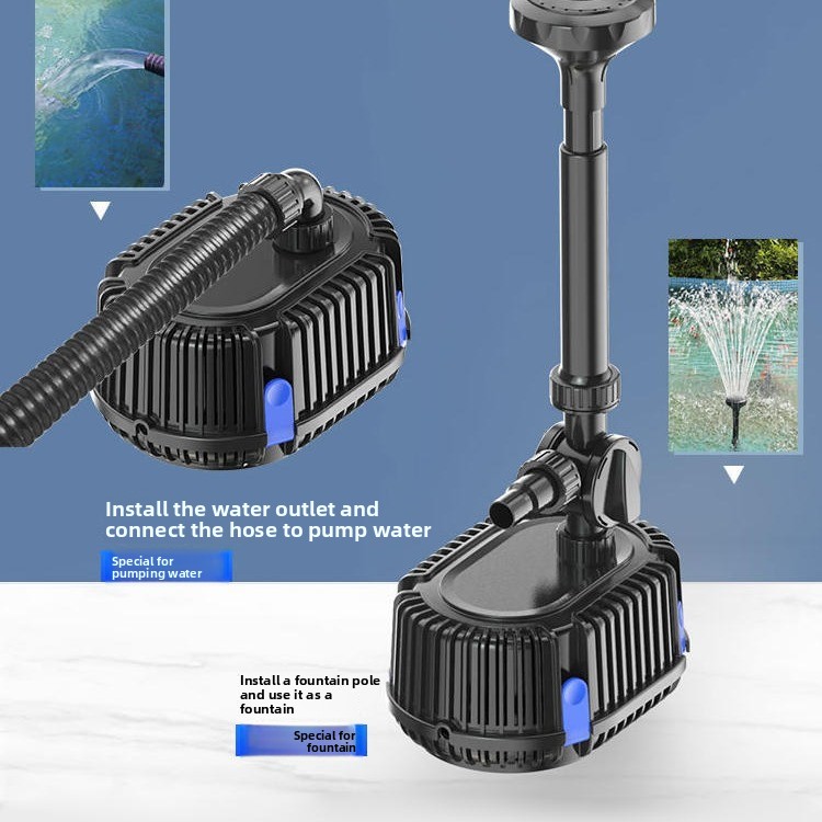 SUNSUN CHP fish pond fountain  - огляд і ціна Marine Aquarium Hardscape