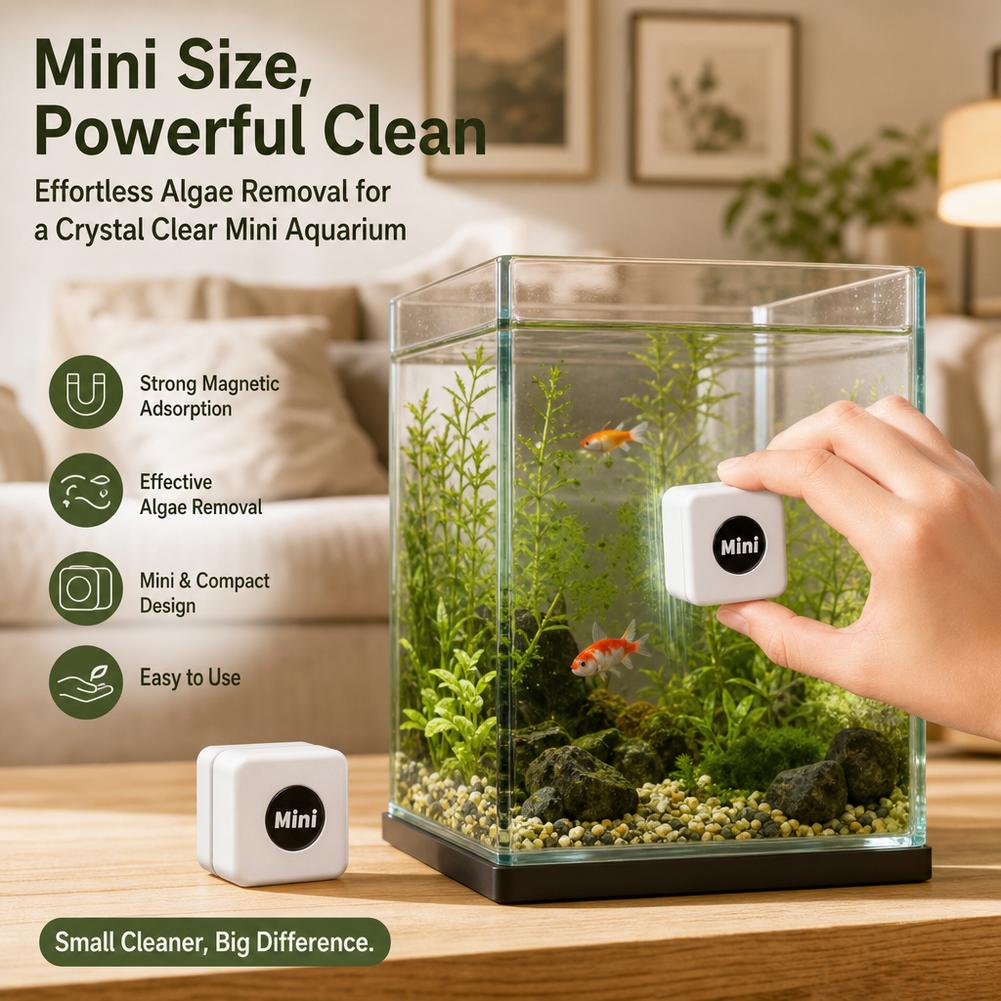 Magnetic Aquarium Glass Cleane - огляд і ціна Marine Aquarium Glass Scraper