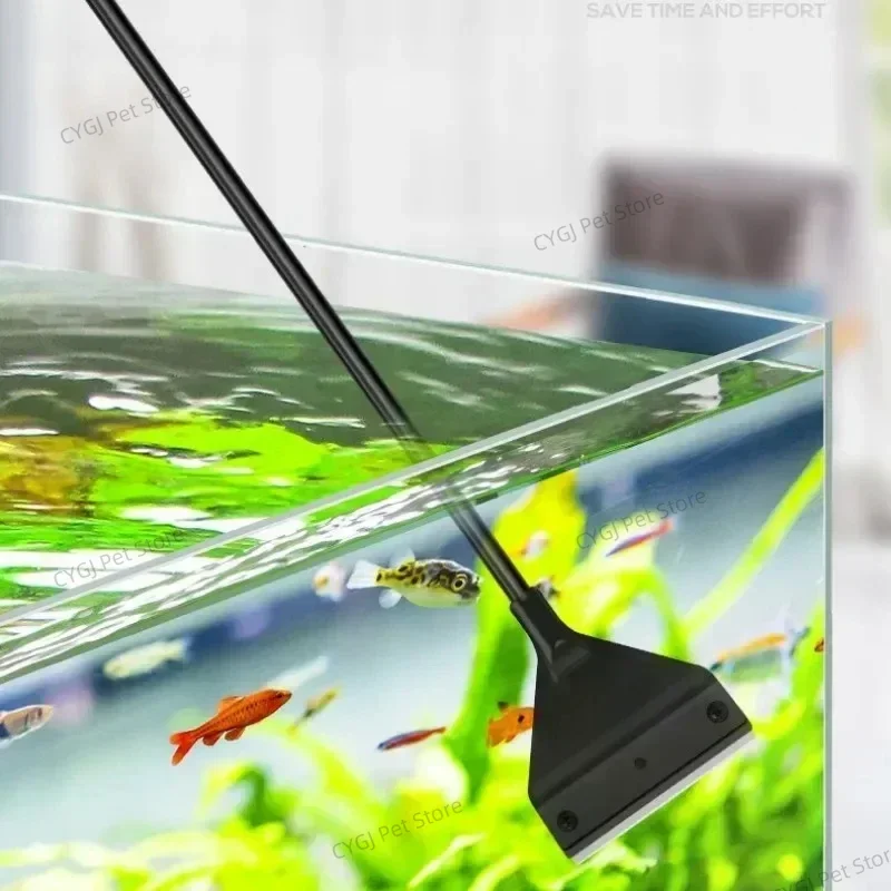 Fish Tank Cleaning Tool Flat S - огляд і ціна Marine Aquarium Glass Scraper