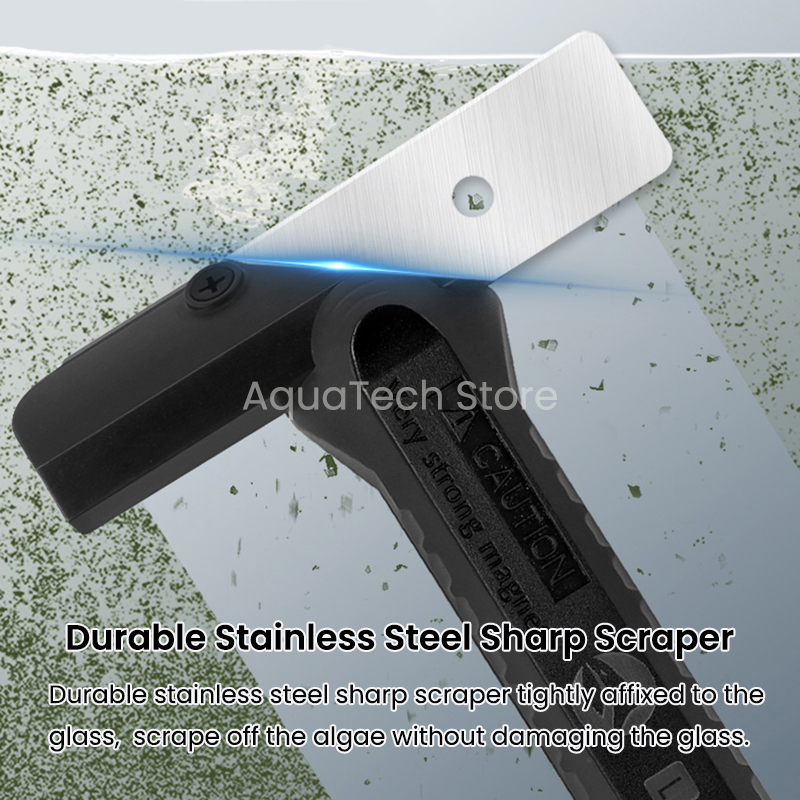 Magnetic Aquarium Fish Tank Gl - огляд і ціна Marine Aquarium Glass Scraper