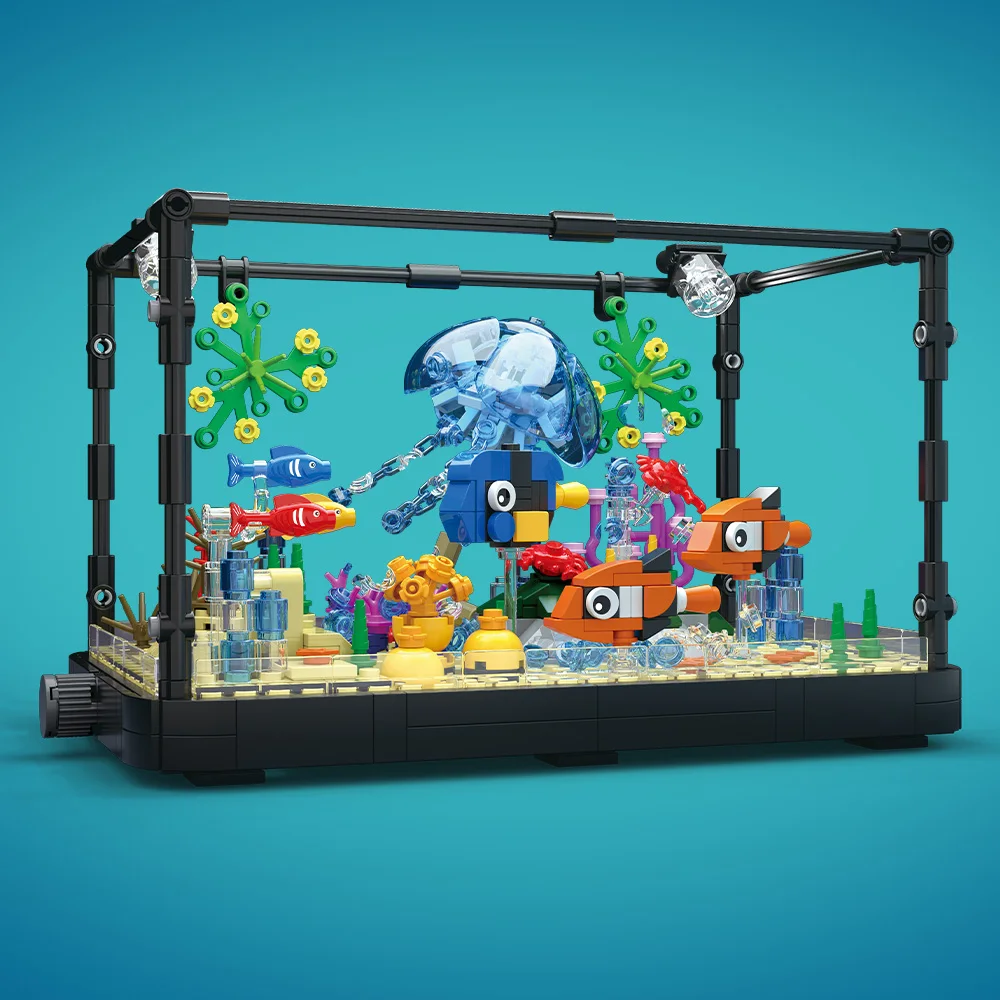 Fish Tank Building Block Set w - огляд і ціна Marine Aquarium Kit