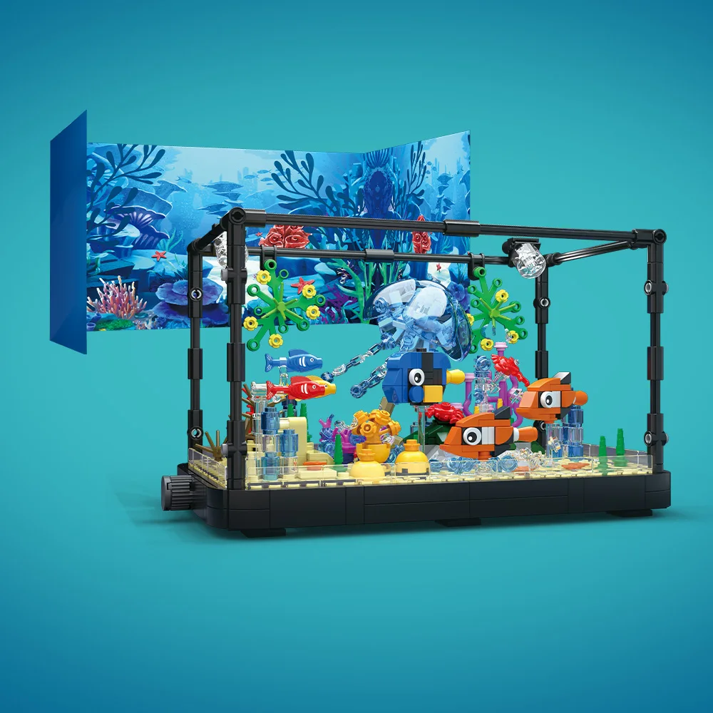 Fish Tank Building Block Set w - огляд і ціна Marine Aquarium Kit