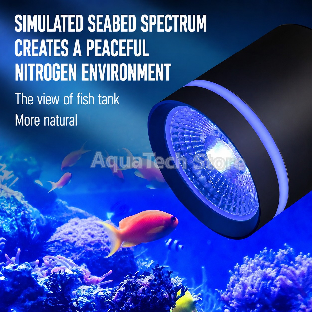 3 Modes COB LED Aquarium Clip  - огляд і ціна Aquarium Blue Marine Reef