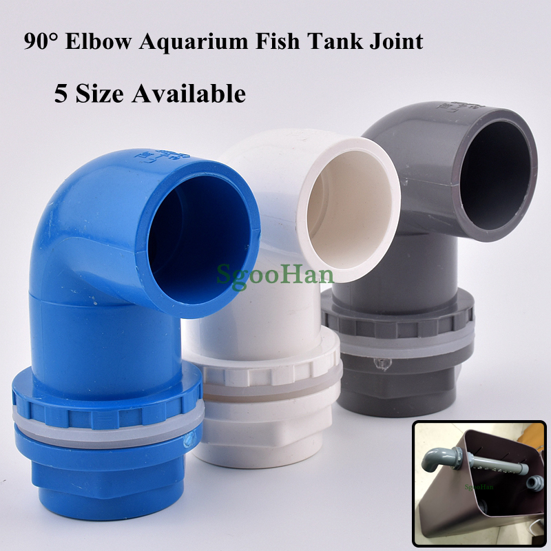 1PC 5 Size Available PVC Pipe  - огляд і ціна Marine Aquarium Overflow