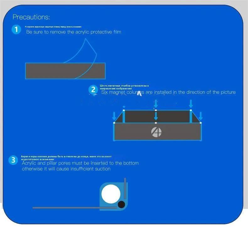 Shade And HangingKit For A8SE  - огляд і ціна Marine Aquarium Overflow