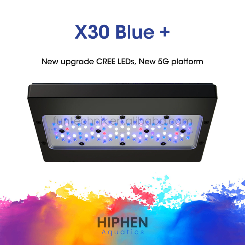 X30 Blue+ Smart 215W Full Spec - огляд і ціна Aquarium Blue Marine Reef
